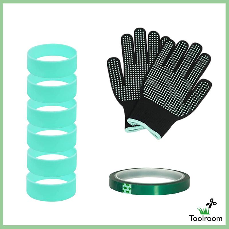 Set 6 Dây Đeo Tay Silicone Chịu Nhiệt Tiện Dụng