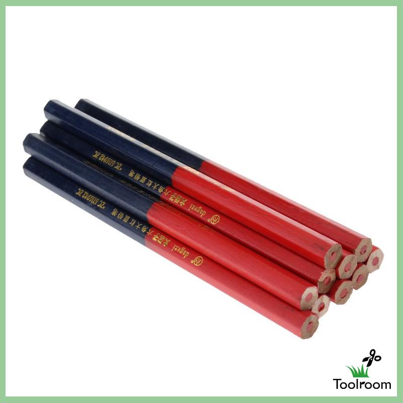 Set 10 Bút Chì Gỗ Lõi Xanh Dương Và Dây