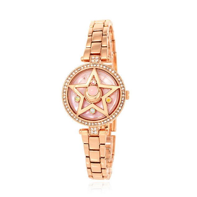 Hàng Có Sẵn Đồng Hồ Đeo Tay Nắp Lật Bằng Kim Loại Hình Thủy Thủ Mặt Trăng Phiên Bản Giới Hạn