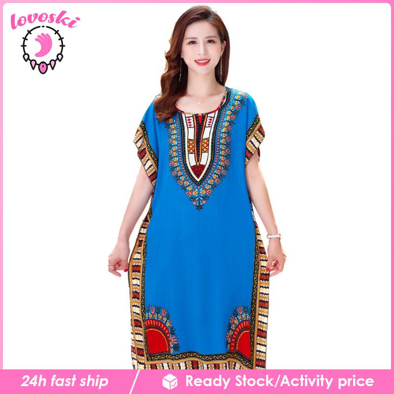 Đầm Nữ Dáng Rộng Phong Cách Boho Thời Trang