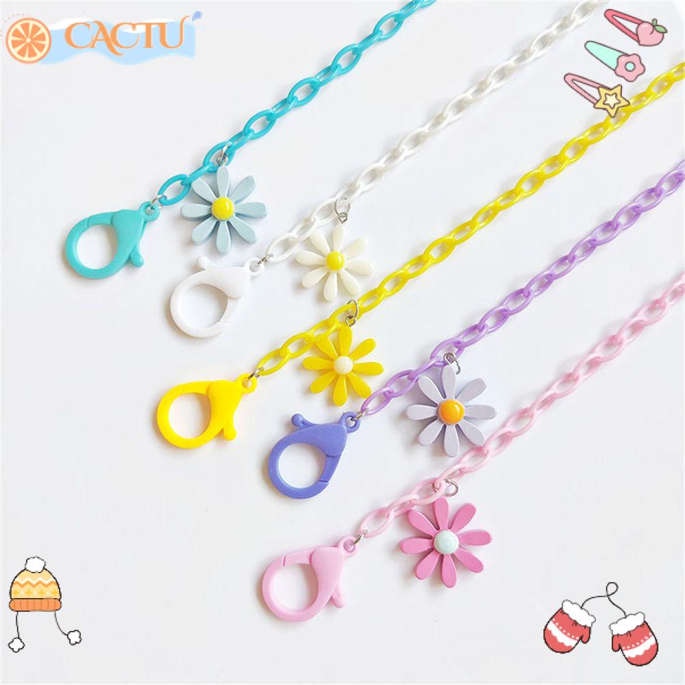 CACTU Dây Đeo Cổ Nhiều Màu Sắc Bằng Acrylic Thời Trang Cho Nam Và Nữ