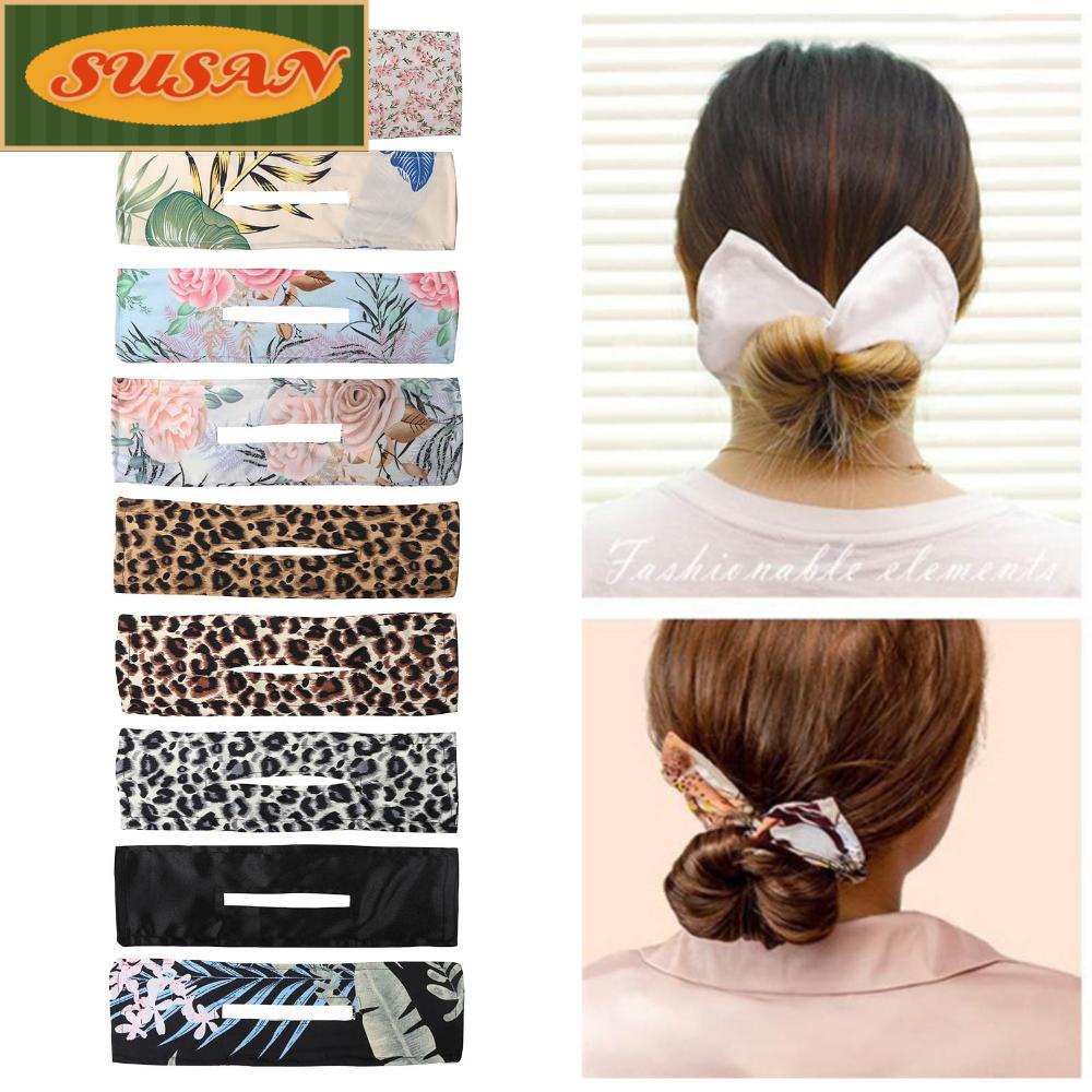 SUSANS Kẹp Tóc Hình Bánh Donut Thắt Nơ Xinh Xắn Cho Nữ