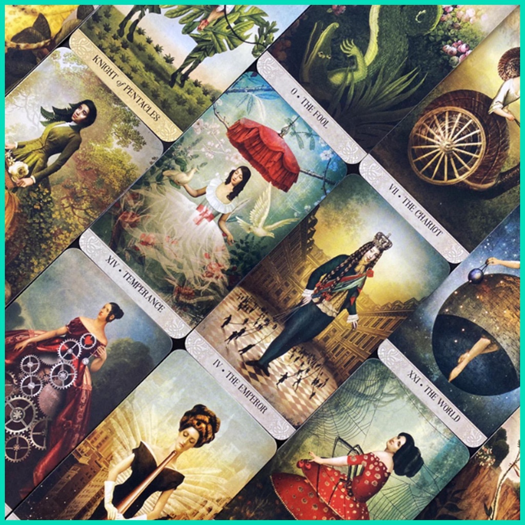 Bộ Bài Tarot 78 Lá Tiếng Anh Đầy Màu Sắc