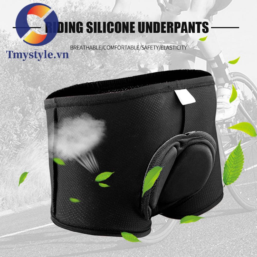 Quần ngắn đi xe đạp Đi Xe Đạp Chất Liệu Gel Dày Thoáng Khí Thời Trang Unisex