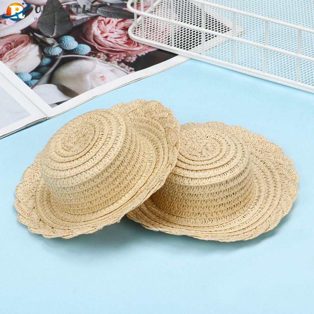 ORIENTLII Nón Cối Phối Ren Hoa 5 Kích Cỡ Cho Nhà Búp Bê