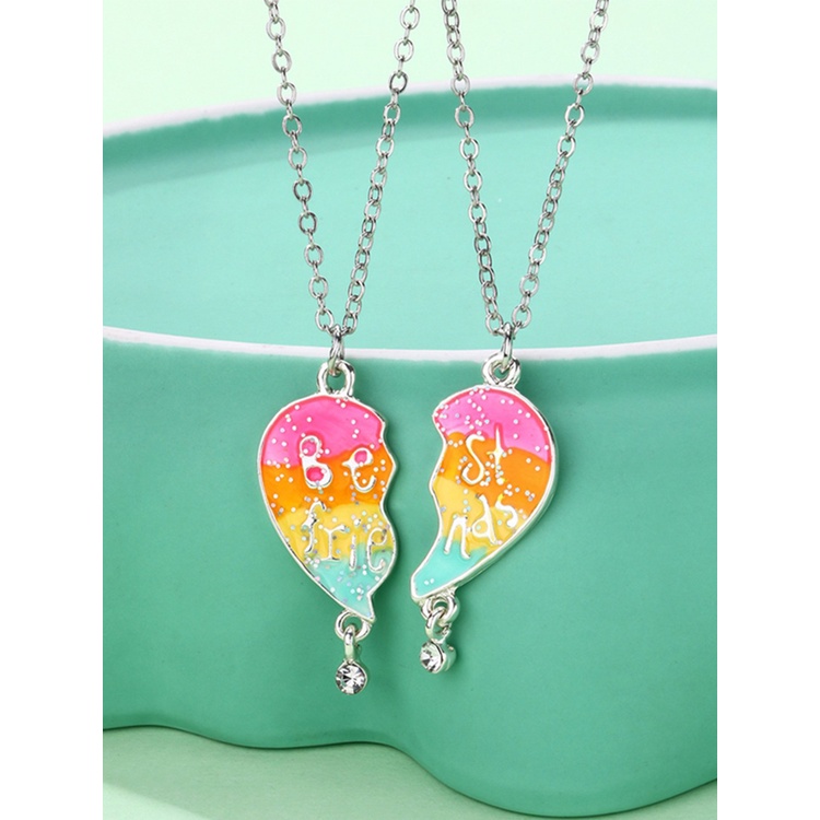 Ygt Set 2 Vòng cổ Chị Em Gái Xinh Xắn