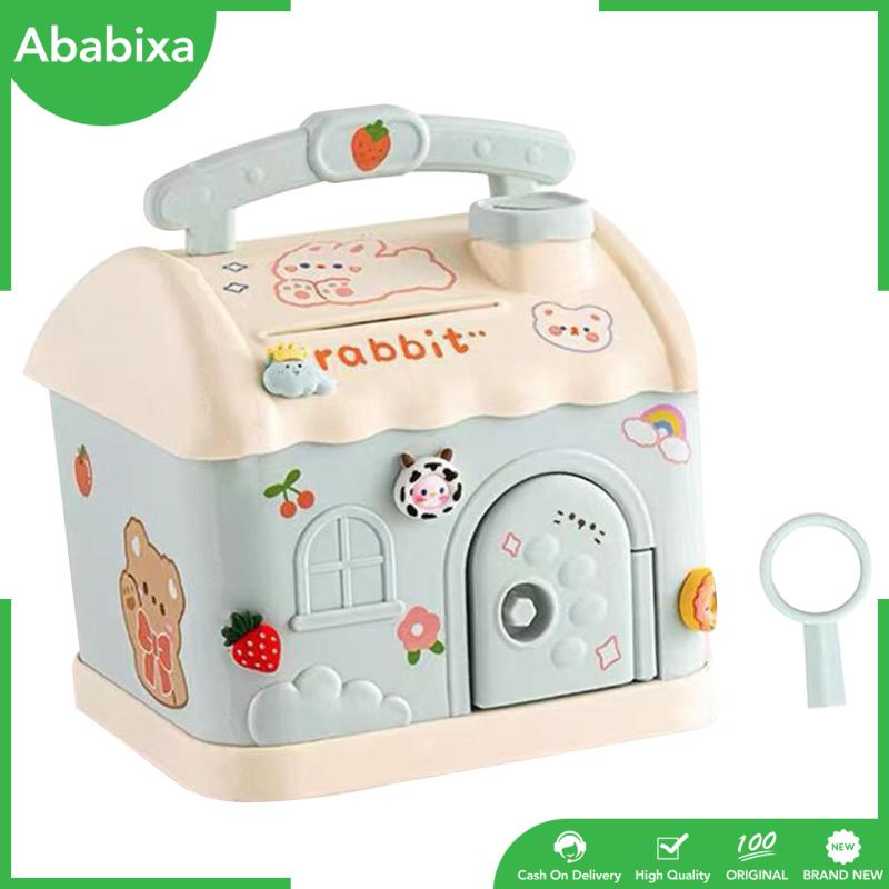 Hộp Đựng Tiền Tiết Kiệm Có Móc Khóa Hoạt Hình DIY