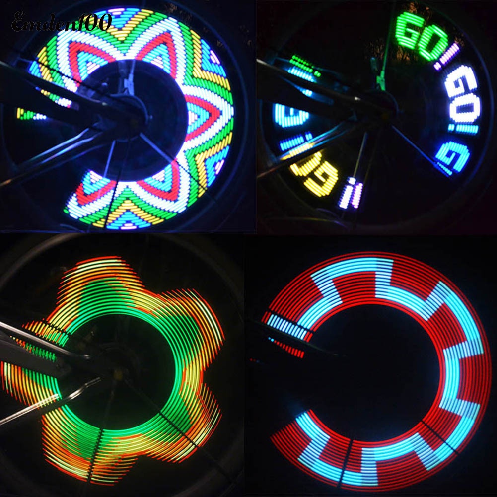 Đèn Led 32 Bóng Nhiều Màu Gắn Căm Xe Đạp