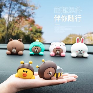 [LINE FRIENDS]Đồ trang trí trang trí ô tô[LC]