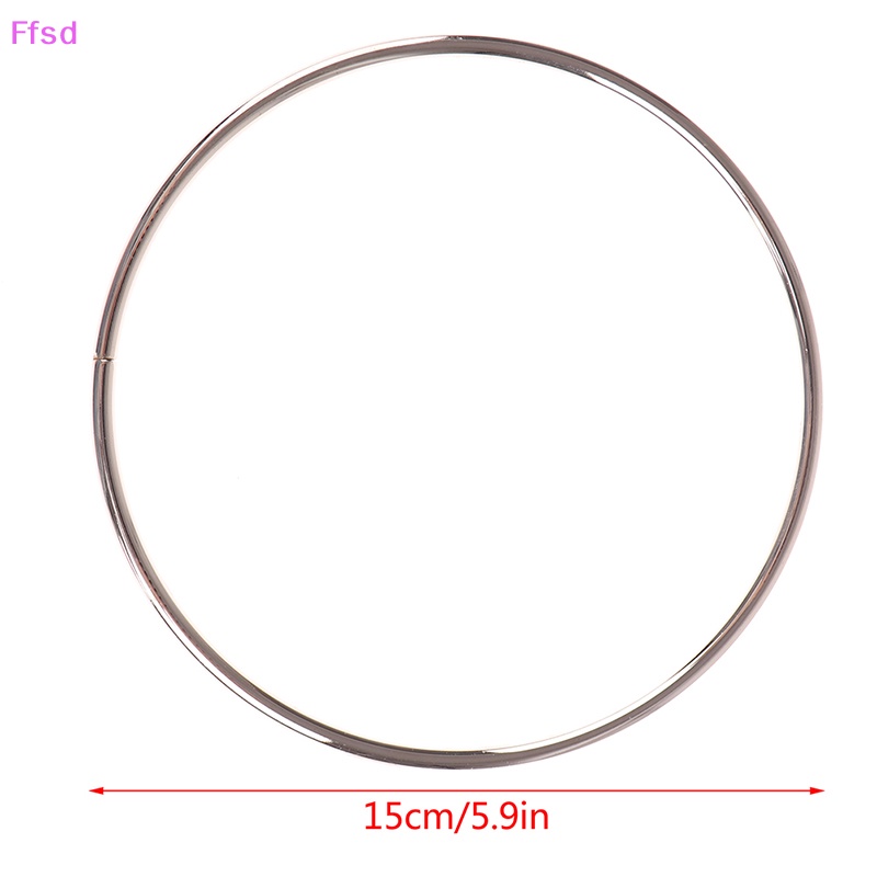 Dây Đeo Túi Xách Hình Chữ O Bằng Kim Loại 150mm DIY