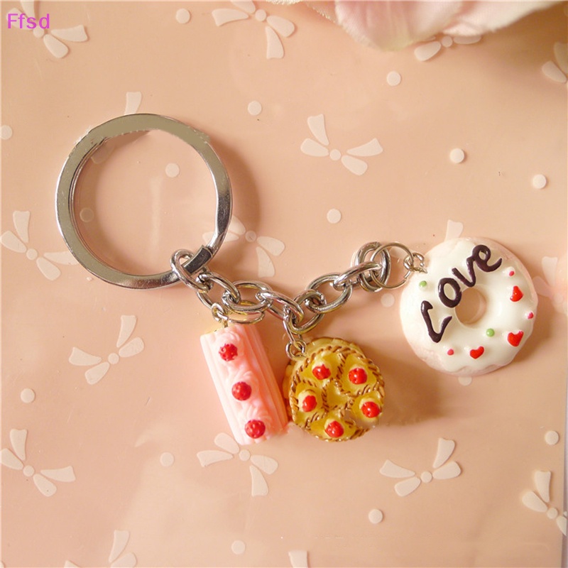 Bộ 30 Mặt Dây Chuyền Hình Bánh Kem Mini DIY