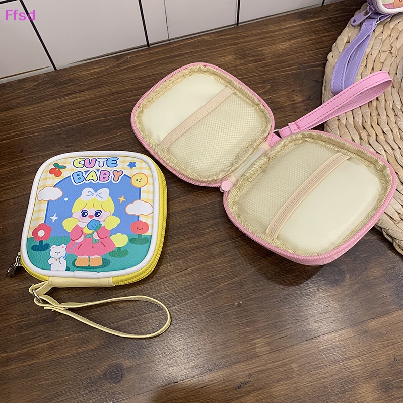 {Ffsd} Ví Đựng Tiền Xu Mini Mềm Mại Hình Chim Cánh Cụt Tích Cực Nhồi Bông Quà Tặng Cho Bé Gái *