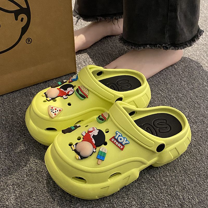 FEIJIANU dép Cross dép sandal nữ giày đi biển đáng yêu thoải mái28Z23071313