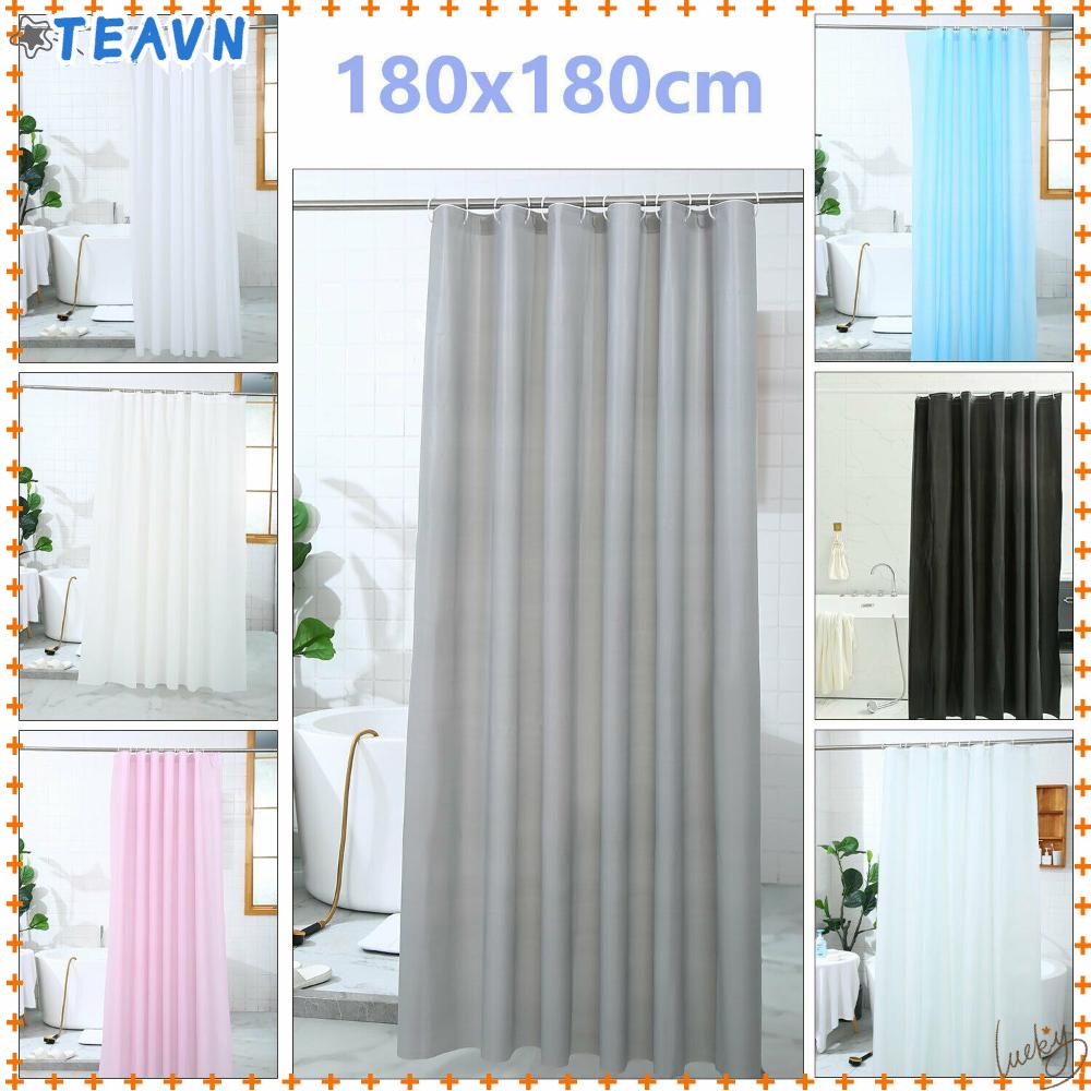 Rèm Treo Phòng Tắm Kèm 12 Móc Treo Thiết Kế Mới Tiện Lợi Dễ Sử Dụng