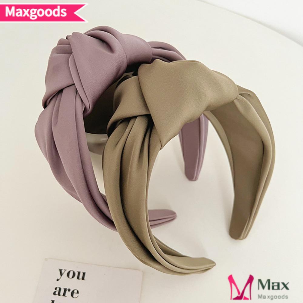 MAXG Băng Đô Cài Tóc Bản Rộng Thiết Kế Mới Cho Nữ