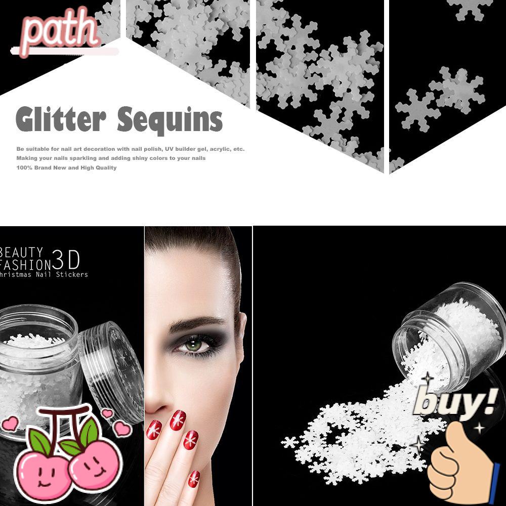 PATH Miếng Dán Trang Trí Móng Tay Họa Tiết Giáng Sinh DIY