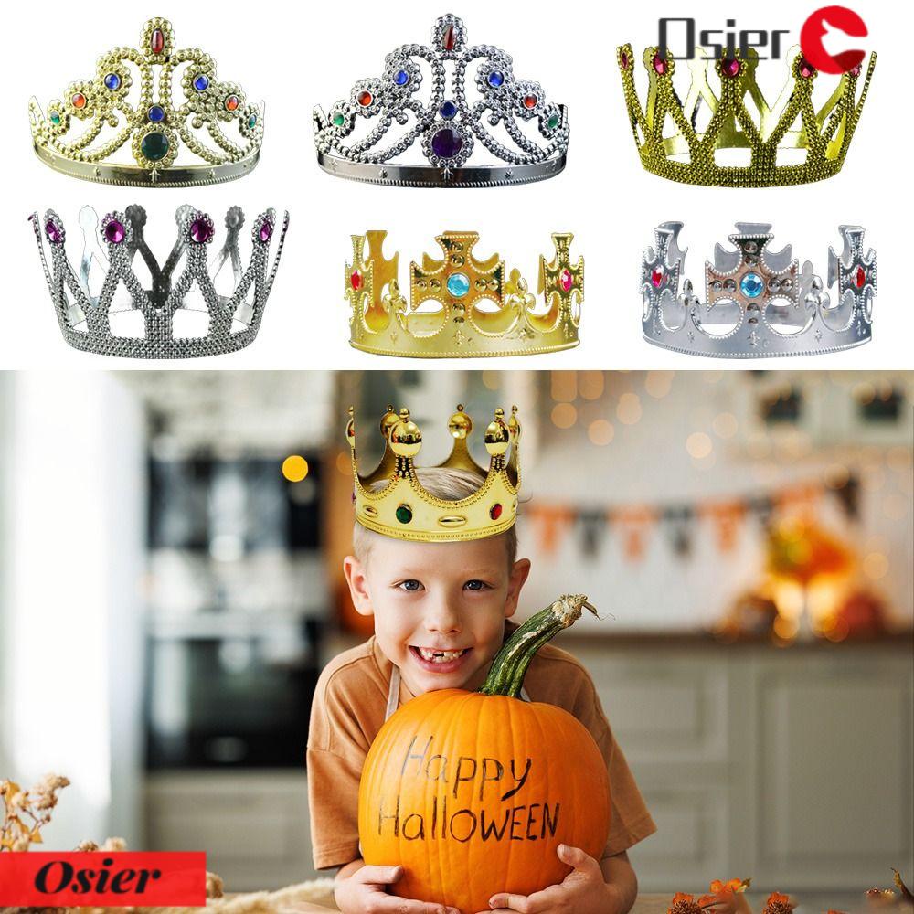 OSIER1 Kẹp Tóc Hình Vương Miện Thời Trang Cho Lễ Hội Hóa Trang