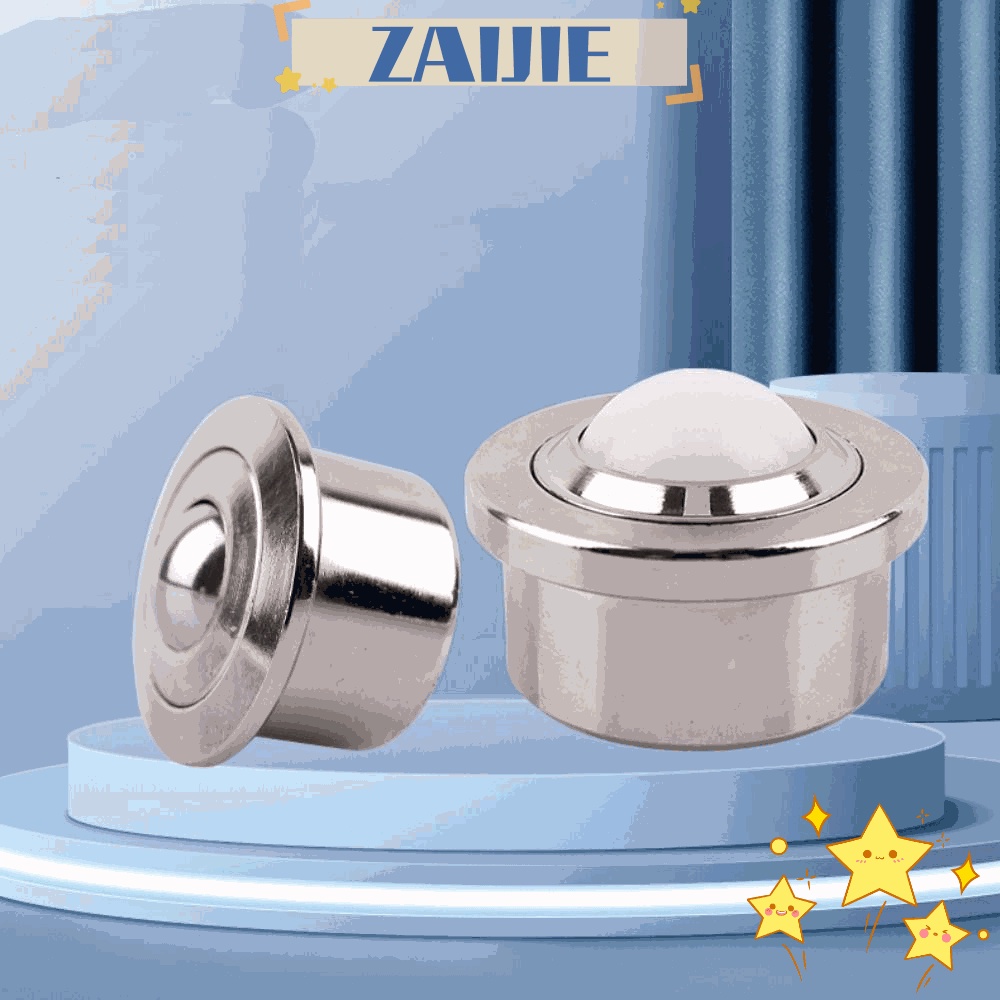 ZAIJIE24 Bánh Xe Xoay Mini Bằng Thép Thông Dụng Cho Đồ Nội Thất