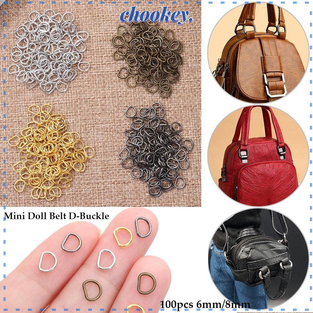 CHOOKEY Set 100 Túi Đựng Búp Bê Mini Siêu Nhỏ D-Buckle Mới Nhất