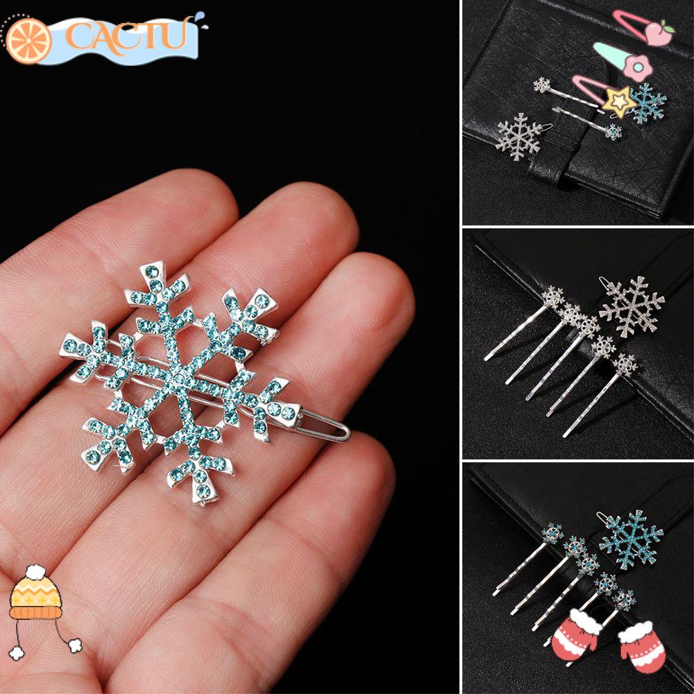 CACTU Set 6 Kẹp Tóc Đính Đá Lấp Lánh Cho Cô Dâu