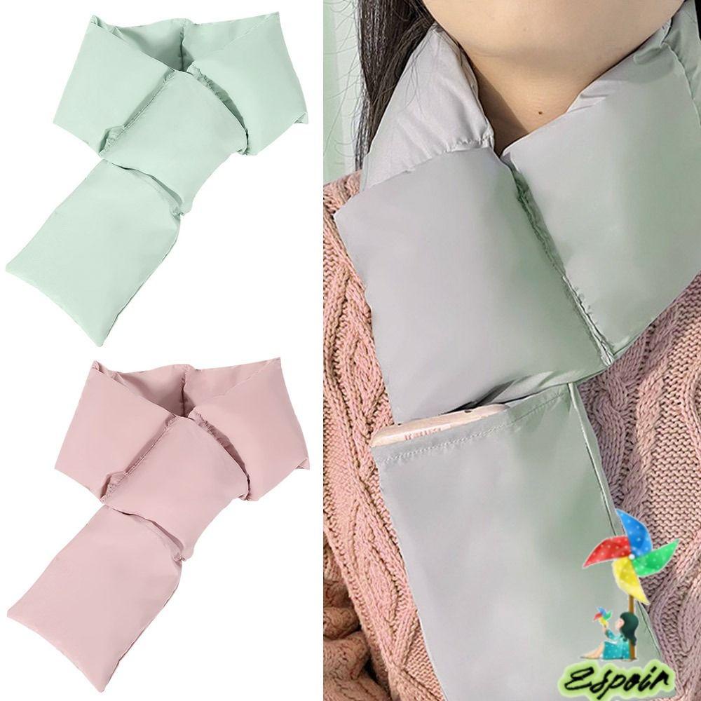 ESPO Khăn Choàng Cổ Màu Trơn Thời Trang Mùa Đông Sự Bảo Vệ