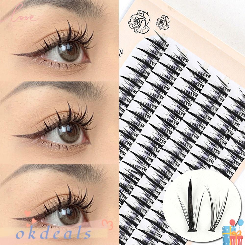 OKDEALS Lông Mi Giả 6 Hàng Tự Nhiên Được Làm Từ Lông Chồn