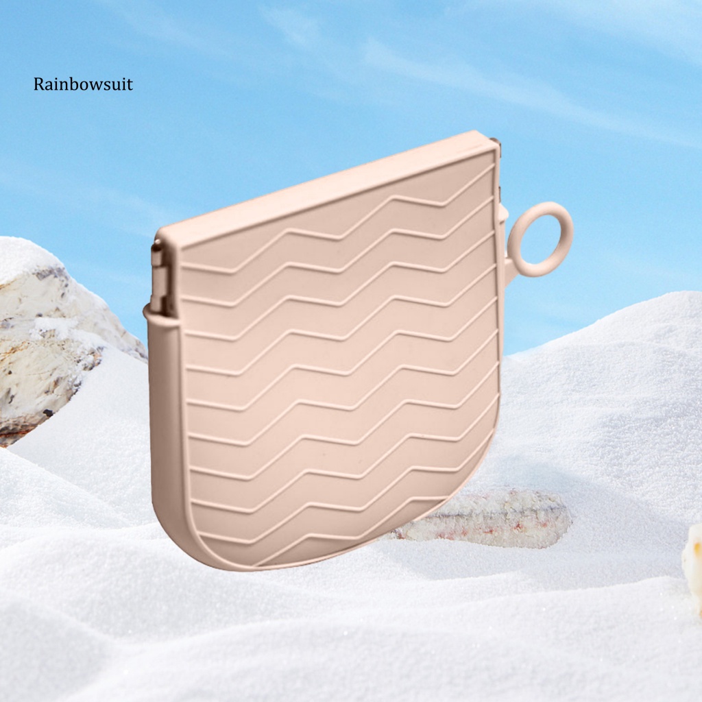 Túi Đựng Dây Cáp Dữ Liệu / Tai Nghe / Son Môi / Chìa Khóa Bằng Silicone Nhỏ Gọn Linh Hoạt Dành Cho Văn Phòng