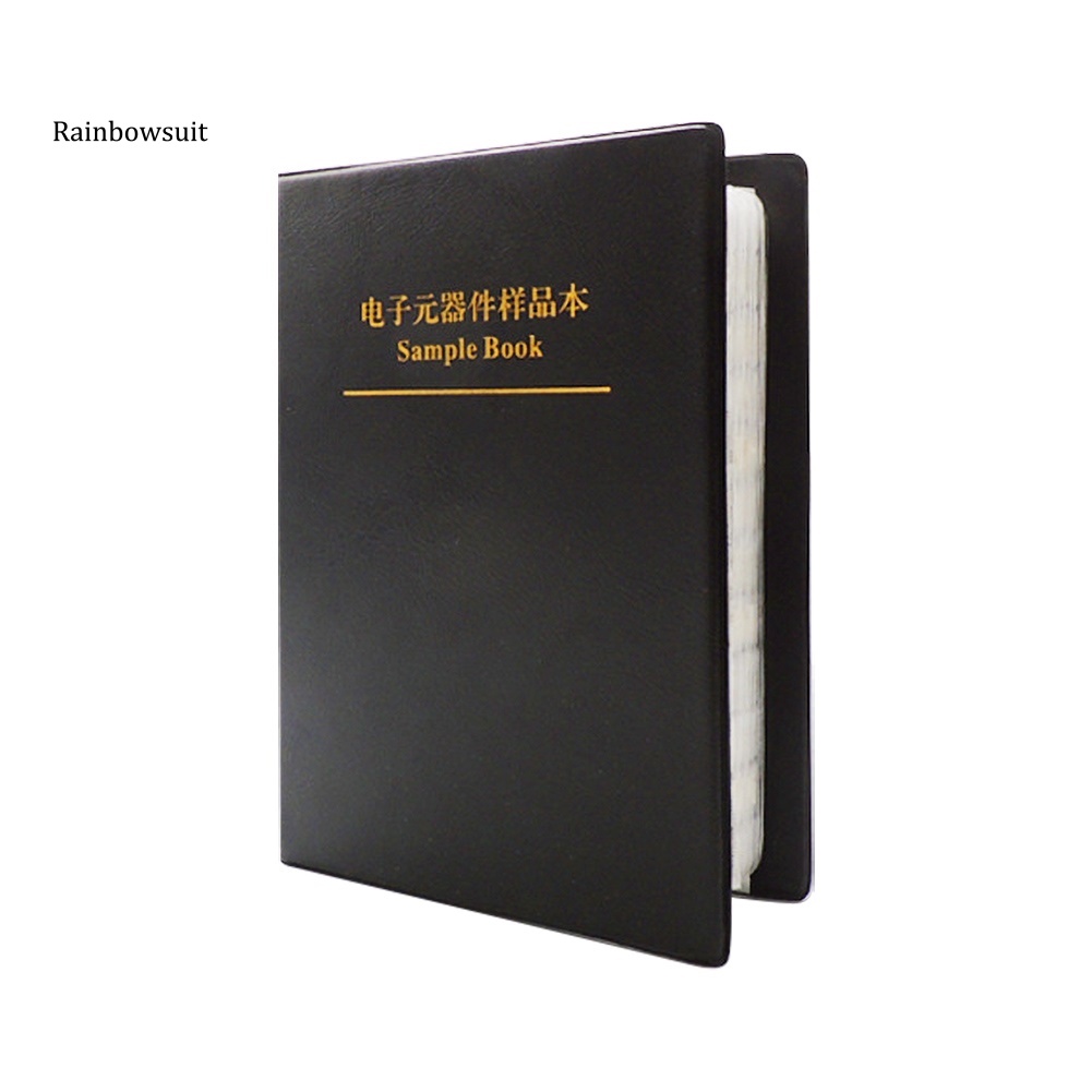 Sách Đựng 8500 Mẫu Điện Trở Chip 0201 0402 0603 SMD 170 Giá Trị Chuyên Dụng