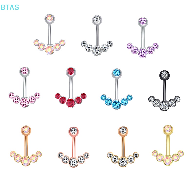 1 Khuyên Rốn Đính Đá Zircon Trang Sức Cho Nữ