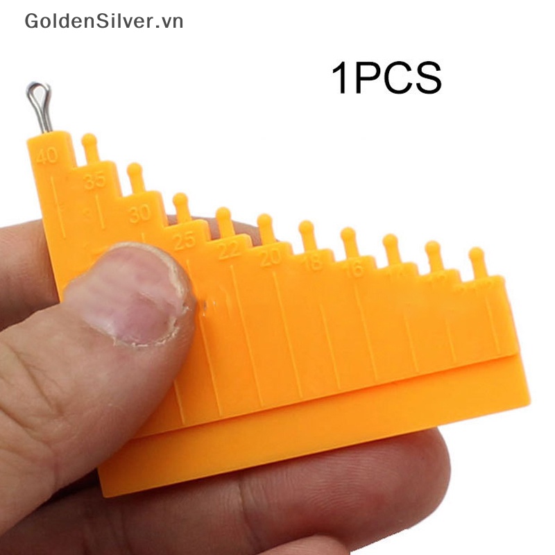 1 x Dụng Cụ Thắt Nút Lưỡi Câu Cá Màu Vàng Kim