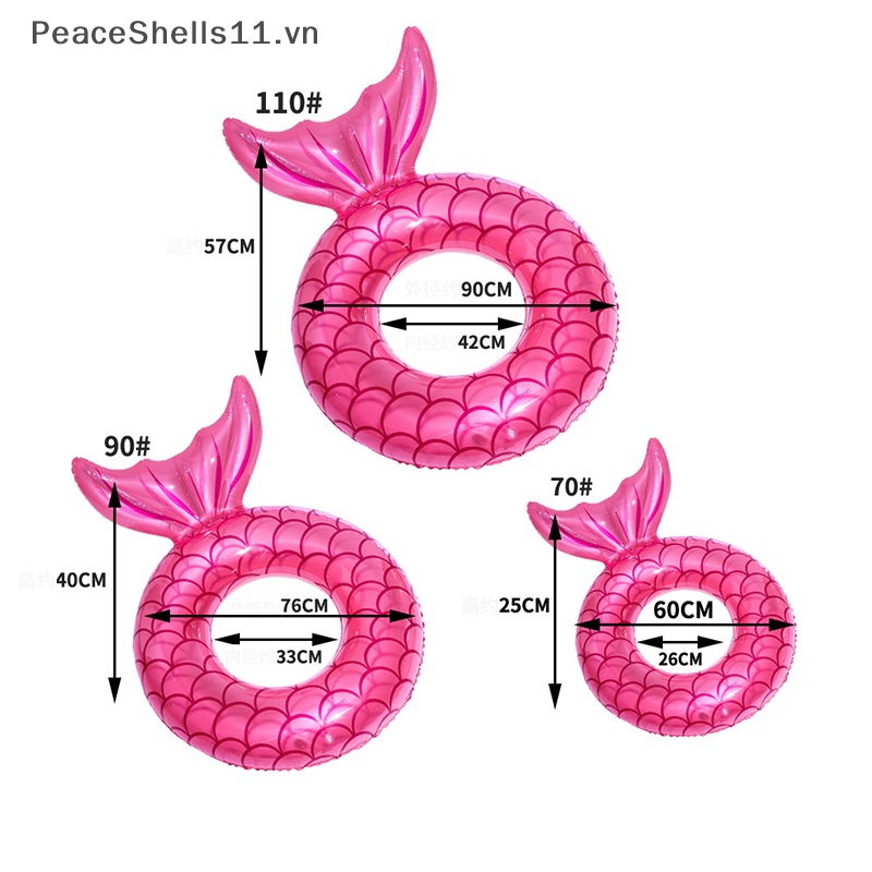 Đồ Chơi Bể bơi Bơm Hơi Hình Nàng Tiên Cá Có Tựa Lưng