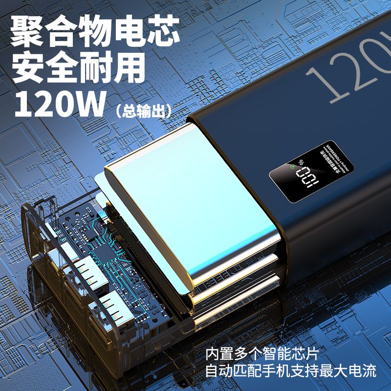 Pin Sạc Dự Phòng 120w 57000 / 3,0000mAh 2,0000 Và Phụ Kiện
