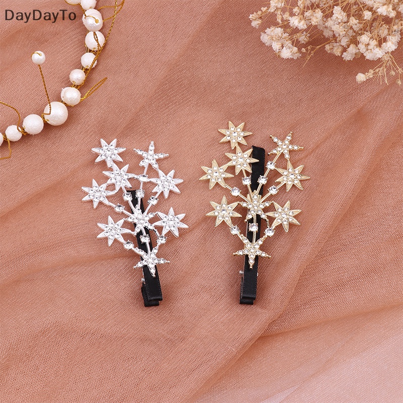 Kẹp Tóc Hình Ngôi Sao Đính Đá Thời Trang Cho Nữ