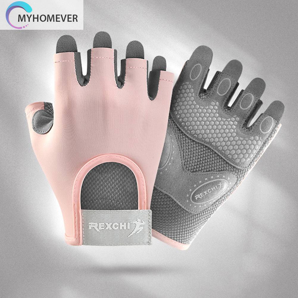 Găng Tay Thể Thao Hở Ngón Mềm Mại Chống Trượt Tiện Dụng