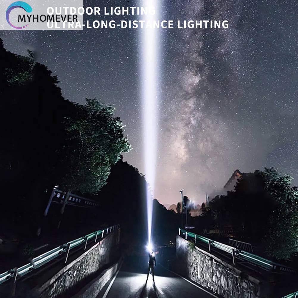 Đèn Pin Cầm Tay 2500LM Sạc Được Loại C Dùng Khi Đi Cắm Trại