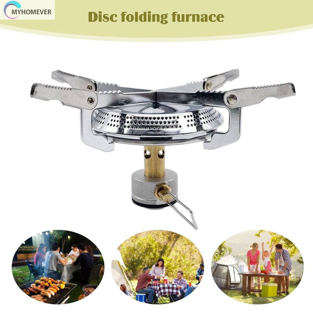 Bếp Gas Cắm Trại Một Mảnh Công Suất Cao Có Thể Gấp Gọn Tiện Dụng