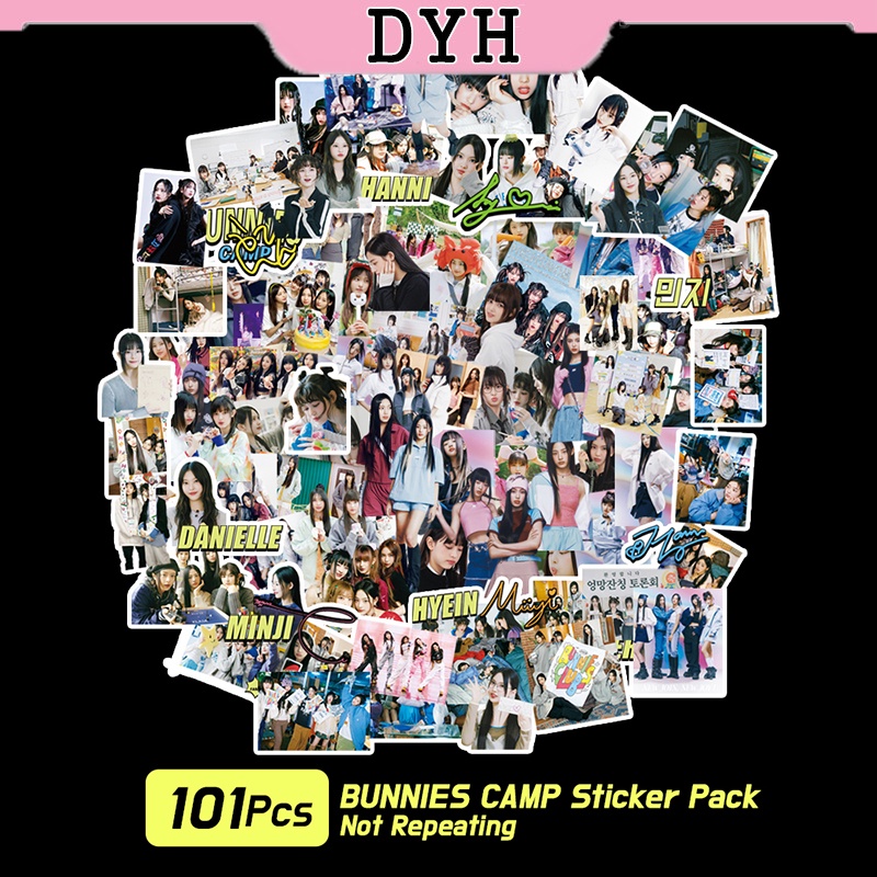 Set 101 Sticker Dán Trang Trí Nhật Ký, Ảnh KPOP