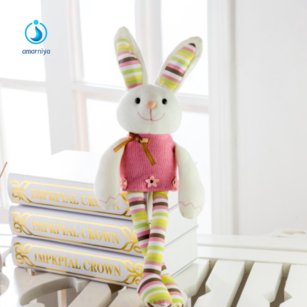 (Shop Amart) Thú Nhồi Bông Hình Thỏ Tai Dài 47cm Mềm Mại Trang Trí Phòng Ngủ Cho Bé