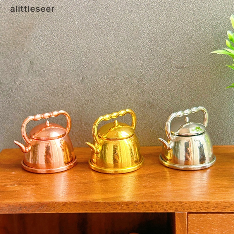 1 Ấm Trà Mini Tỉ Lệ 1: 12 Cho Nhà Búp Bê