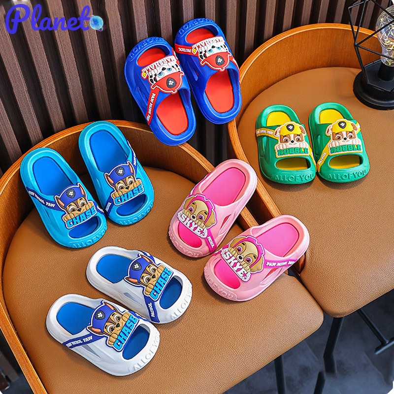 Planet Dép Đi Trong Nhà Đế Mềm Họa Tiết Hoạt Hình Cho Bé Trai