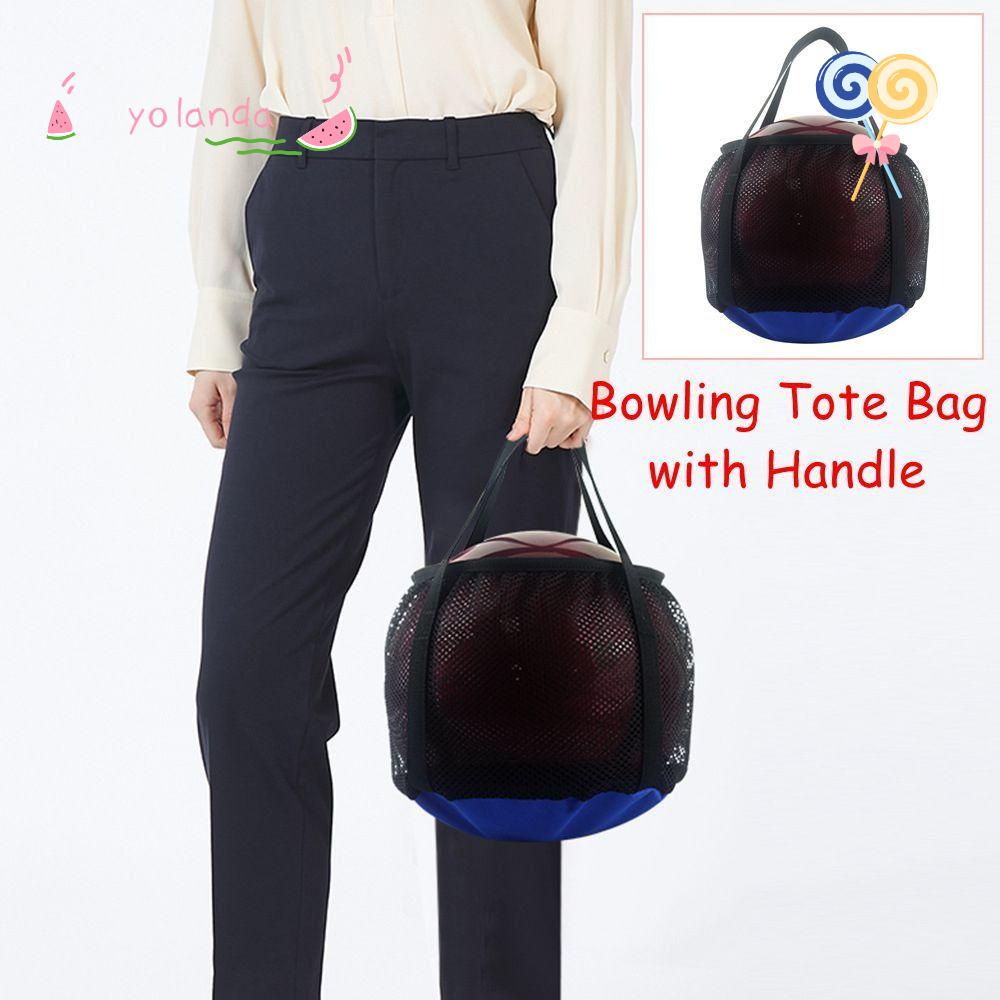 YOLA Giá Đỡ Bóng Bowling Bằng Vải Oxford Chống Mòn Thiết Kế Tay Cầm Sáng Tạo Đa Ứng Dụng