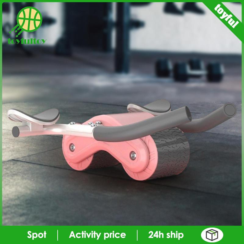 Bánh Xe Đôi Rộng Hỗ Trợ Tập Cơ Bụng Tại Nhà Tiện Dụng