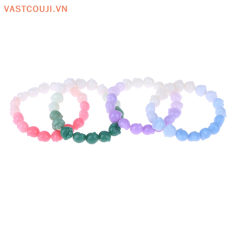 Vòng Đeo Tay Chuỗi Hạt Màu Gradient Mềm Mại Thay Đổi Được Dành Cho Bạn Gái Yêu Thích Bằng Ngón Tay Và Quả Cầu Màu Gradient VN