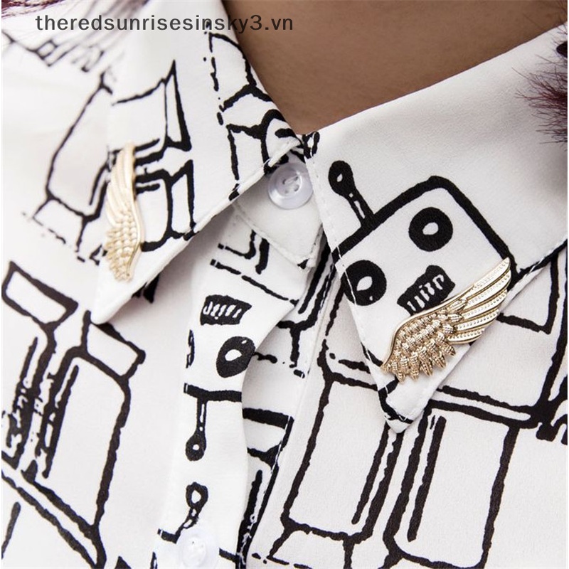 Set 2 Ghim Cài Áo Hình Đôi Cánh Thời Trang Cho Nữ