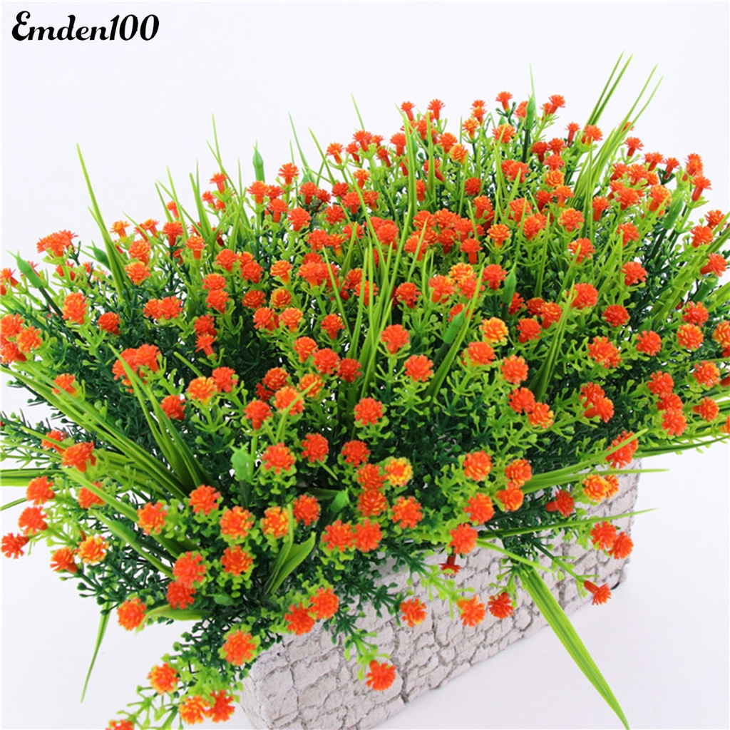 [EMDEN] Bó Hoa Nhân Tạo 5 Nhánh Lâu Trôi Bằng Nhựa Thân Thiện Với Môi Trường Chống Thấm Nước Mô Phỏng Emsbre