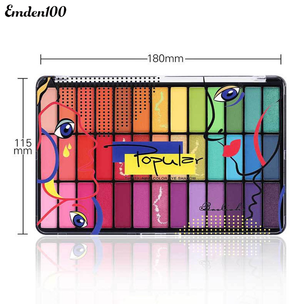 Bảng Phấn Mắt 39 Màu Lì Và Ánh Ngọc Trai Kết Hợp Trang Điểm Kháng Nước Và Lâu Trôi