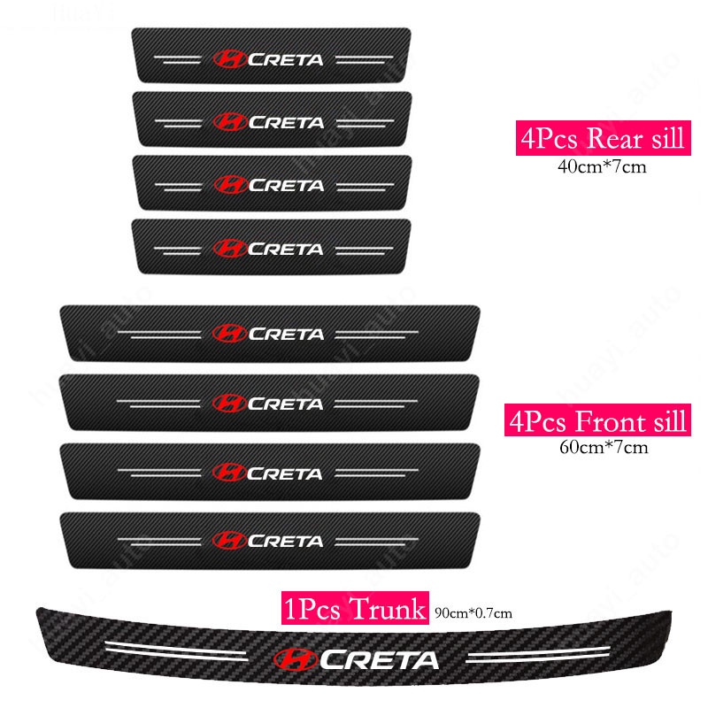 Miếng Dán Chống Trầy Không Thấm Nước Bảo Vệ Cốp Xe Hơi Hyundai Creta