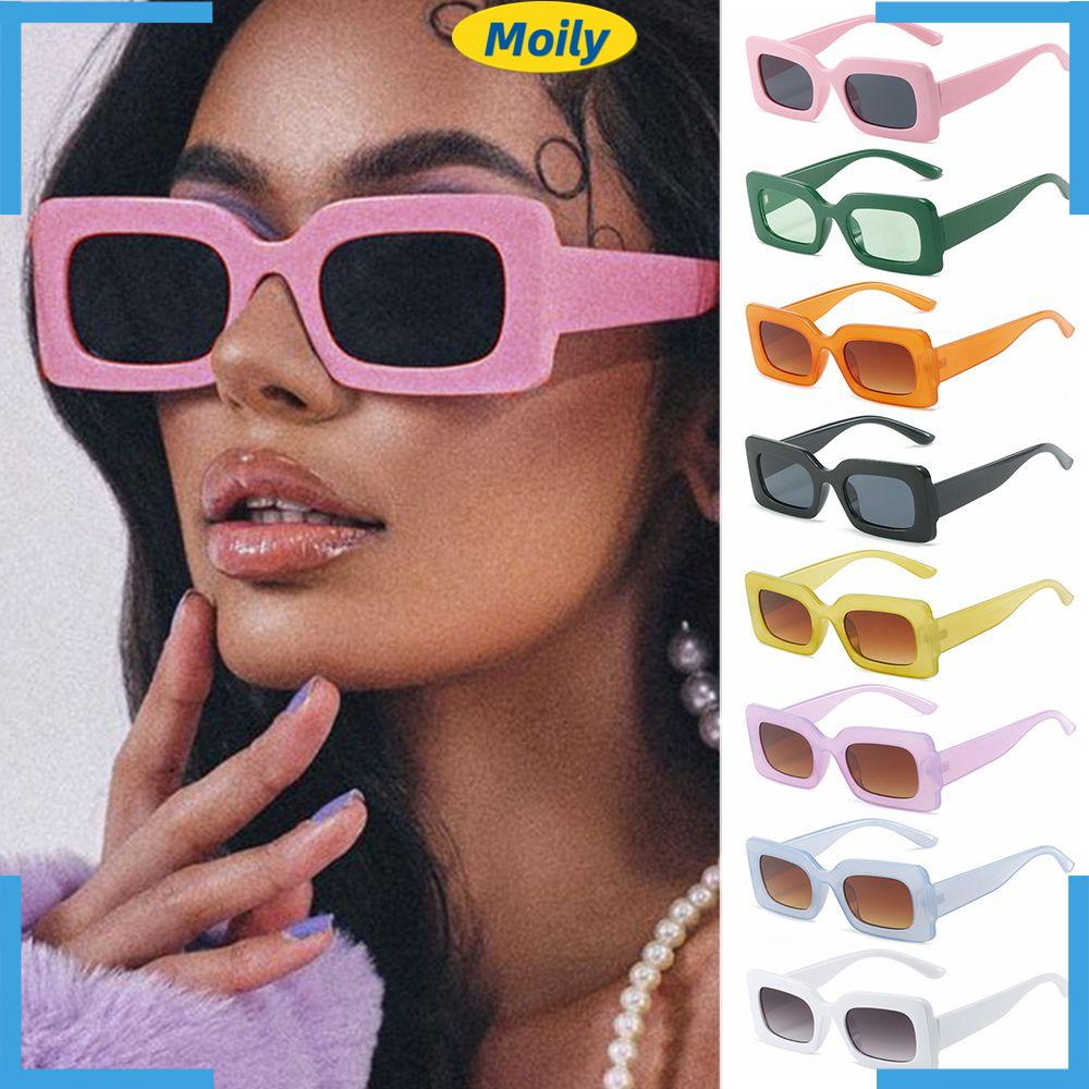 MOILYVN Kính Mát Gọng Vuông / Chữ Nhật Thời Trang Cho Nữ