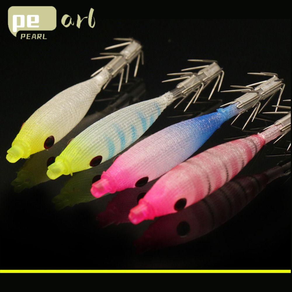 PEARLVN Ống Thổi Mồi Câu Cá Hình Bạch Tuộc 4g / 8cm 2023