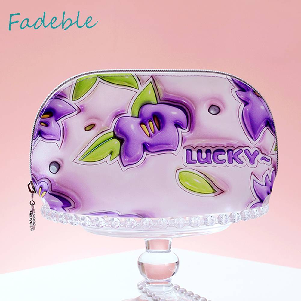 Túi Đựng Mỹ Phẩm 3D Họa Tiết Hoạt Hình Dễ Thương